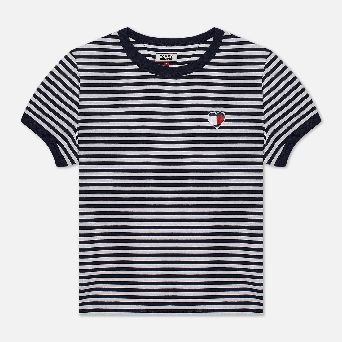 Tommy Jeans Женская футболка Stripe Heart