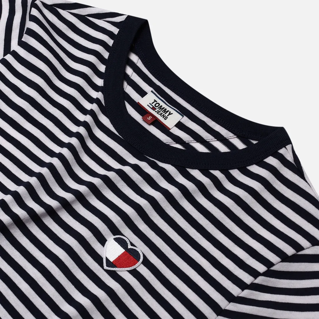 Tommy Jeans Женская футболка Stripe Heart