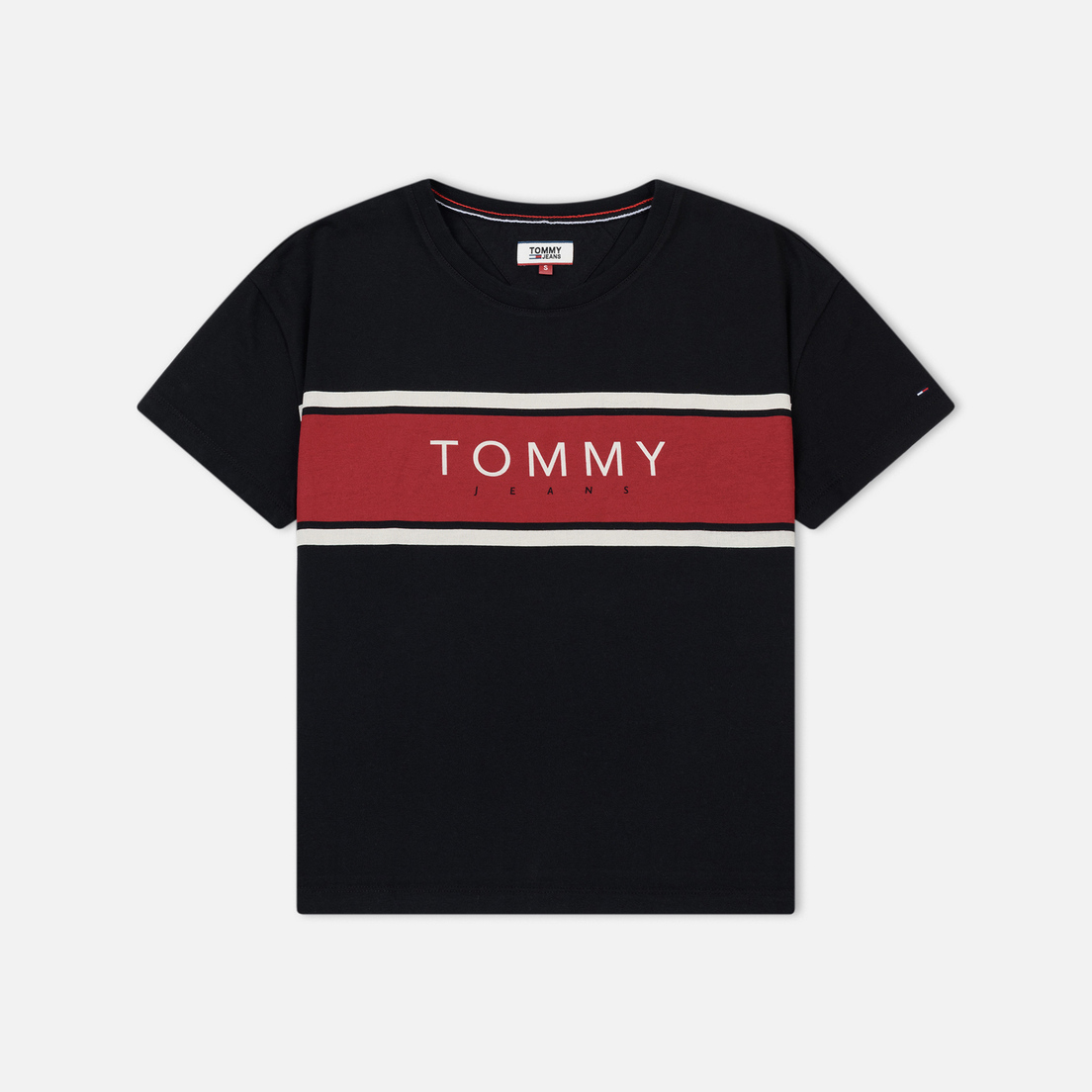 Tommy Jeans Женская футболка Stripe Logo