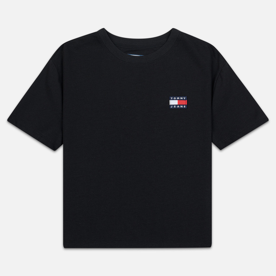 Женская футболка Tommy Jeans Tommy Badge Black