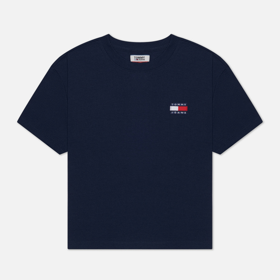 Женская футболка Tommy Jeans Tommy Badge Black Iris