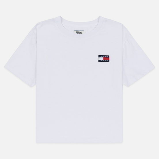 Женская футболка Tommy Jeans Tommy Badge Classic White