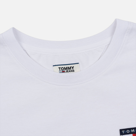 Женская футболка Tommy Jeans Tommy Badge Classic White
