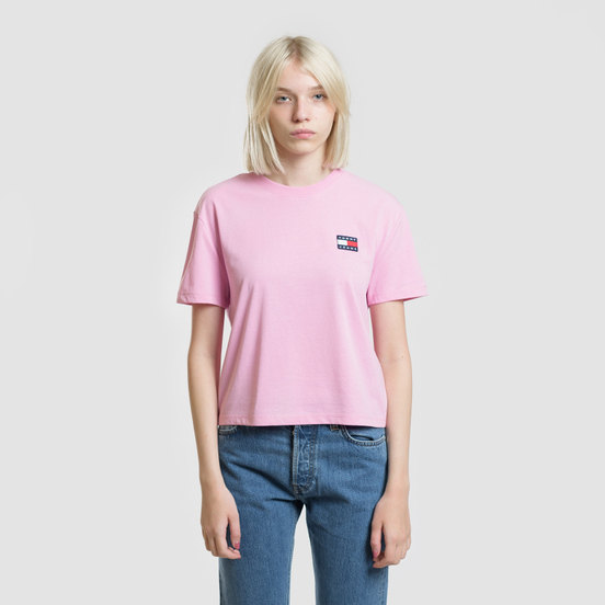 Женская футболка Tommy Jeans Tommy Badge Lilac Chiffon