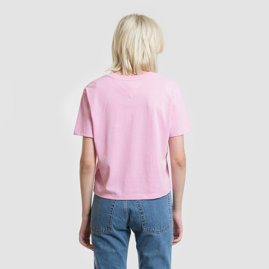 Женская футболка Tommy Jeans Tommy Badge Lilac Chiffon