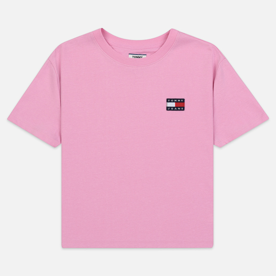 Женская футболка Tommy Jeans Tommy Badge Lilac Chiffon