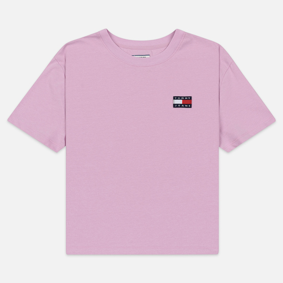Женская футболка Tommy Jeans Tommy Badge Orchid Bouquet