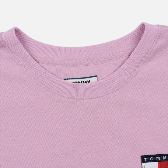 Женская футболка Tommy Jeans Tommy Badge Orchid Bouquet
