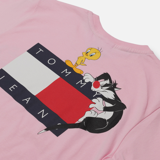 Женская футболка Tommy Jeans x Looney Tunes Romantic Pink