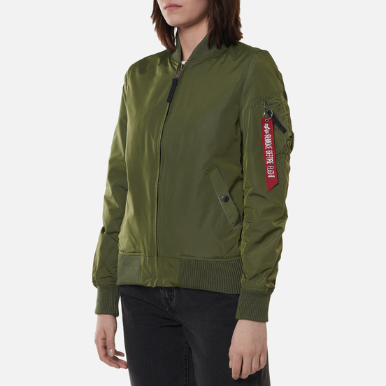 Женская куртка бомбер Alpha Industries MA-1 TT Sage Green