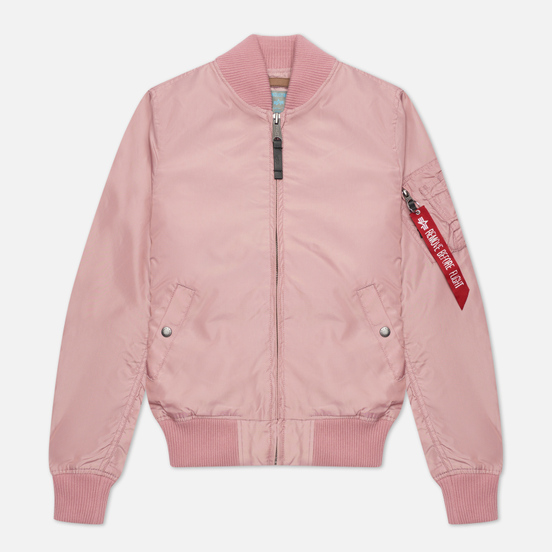 Женская куртка бомбер Alpha Industries MA-1 TT Silver Pink