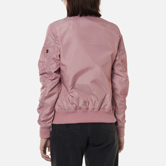 Женская куртка бомбер Alpha Industries MA-1 TT Silver Pink