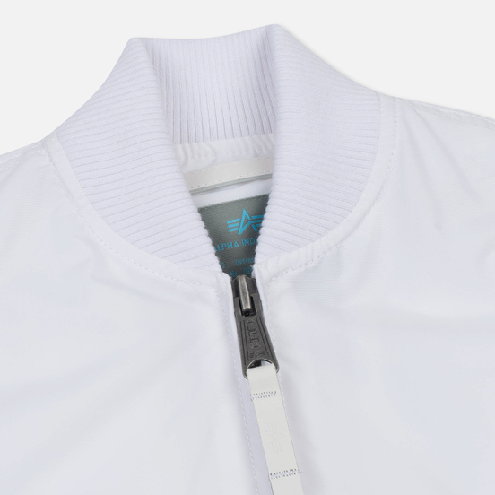 Женская куртка бомбер Alpha Industries MA-1 TT White