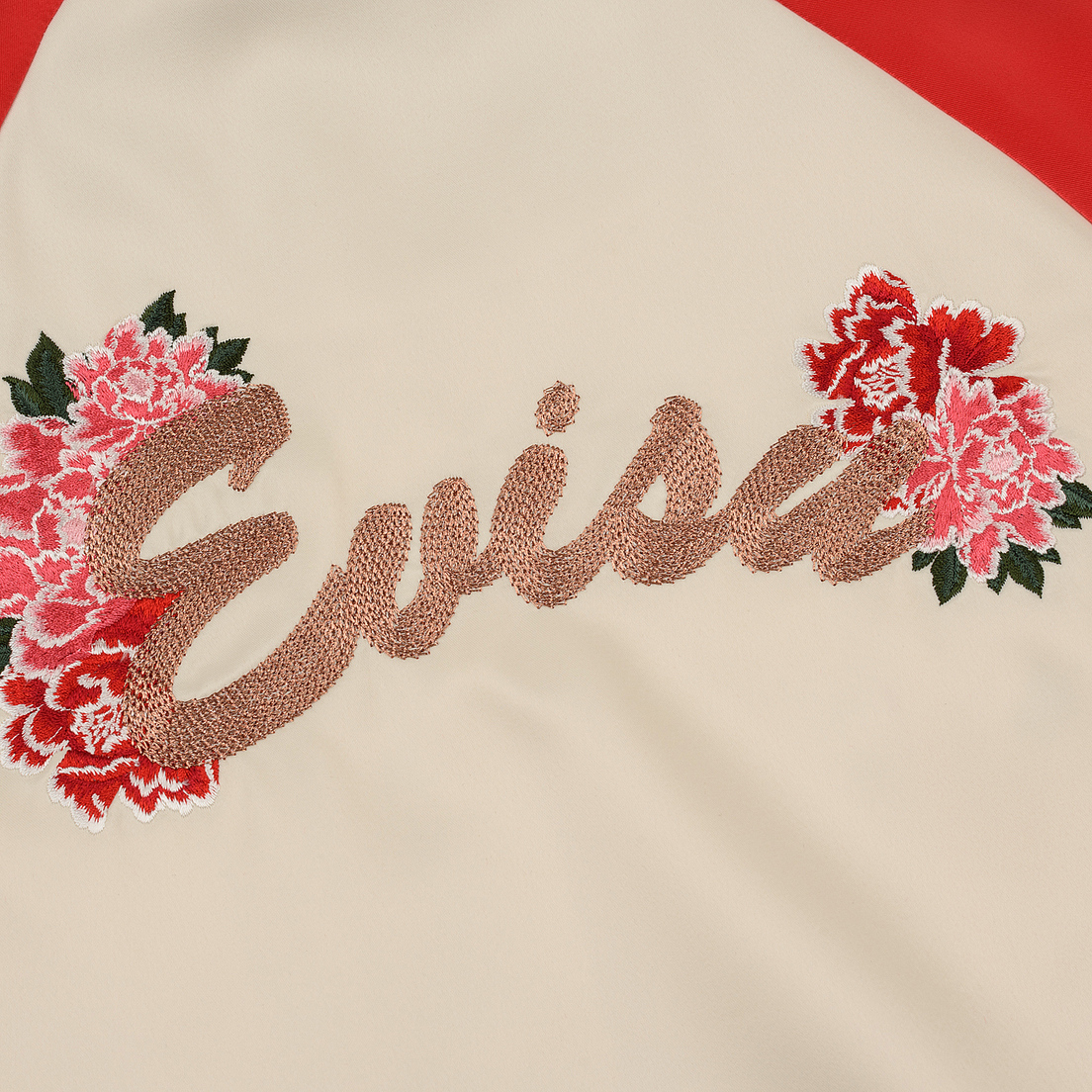 Evisu Женская куртка бомбер Souvenir Nue N Floral N Evisu Embroidered