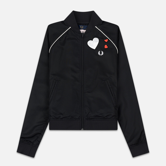 Женская куртка бомбер Fred Perry x Amy Winehouse Heart Black