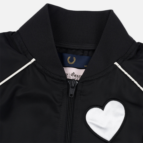 Женская куртка бомбер Fred Perry x Amy Winehouse Heart Black