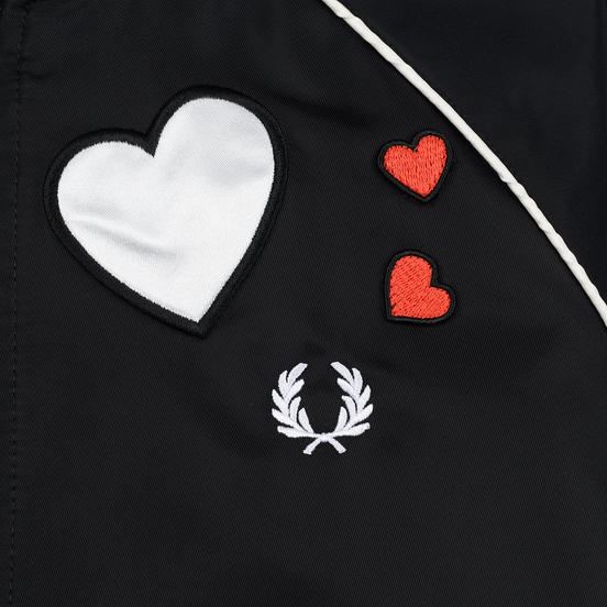 Женская куртка бомбер Fred Perry x Amy Winehouse Heart Black
