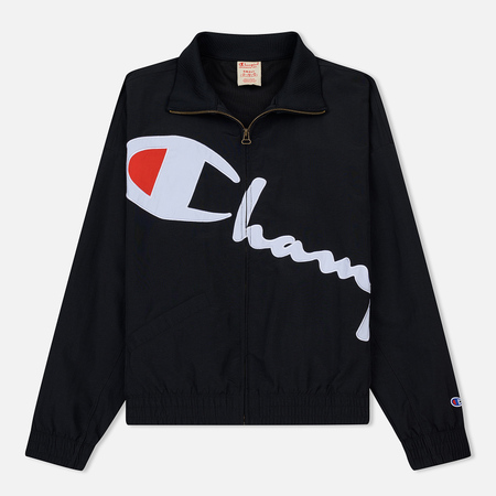 Женская куртка Champion Reverse Weave Vintage Inspired Zip Through Track Black