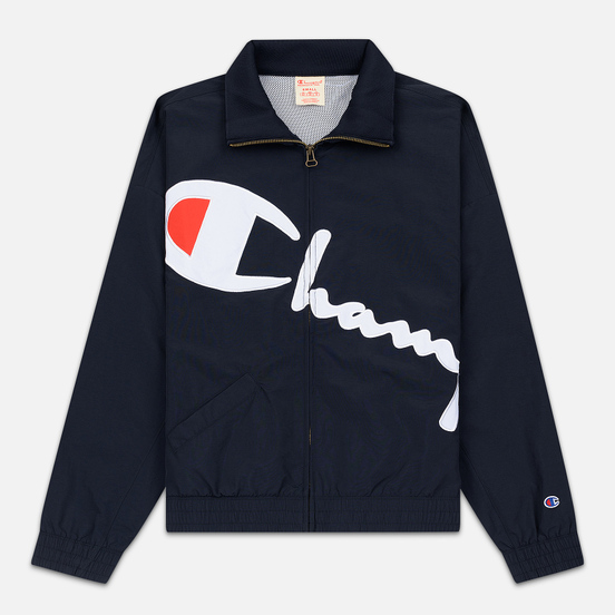 Женская куртка Champion Reverse Weave Vintage Inspired Zip Through Track Navy