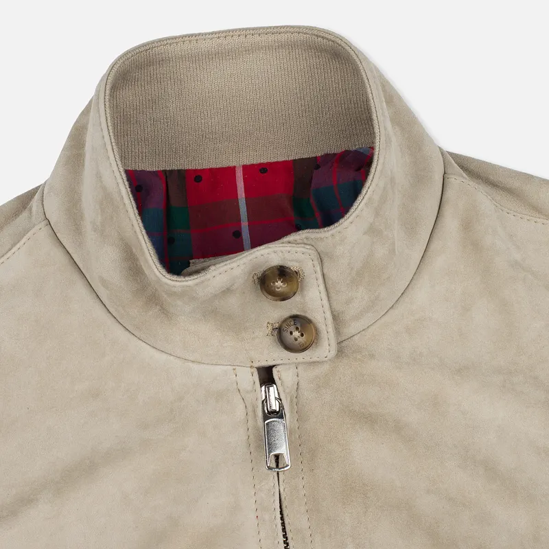 Baracuta Женская куртка харрингтон G4 Modern Classic Suede Leather