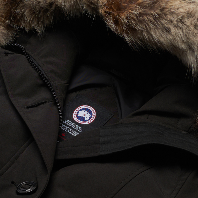 Женская куртка парка Canada Goose, цвет чёрный, размер S 2580L-61 Rossclair - фото 2