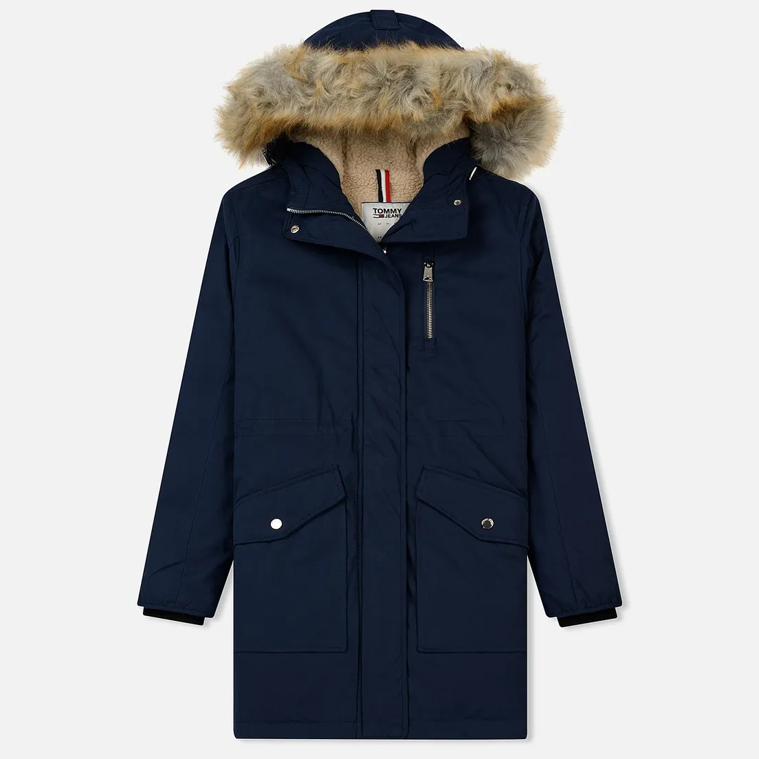Tommy Jeans Женская куртка парка Hooded Down Sherpa