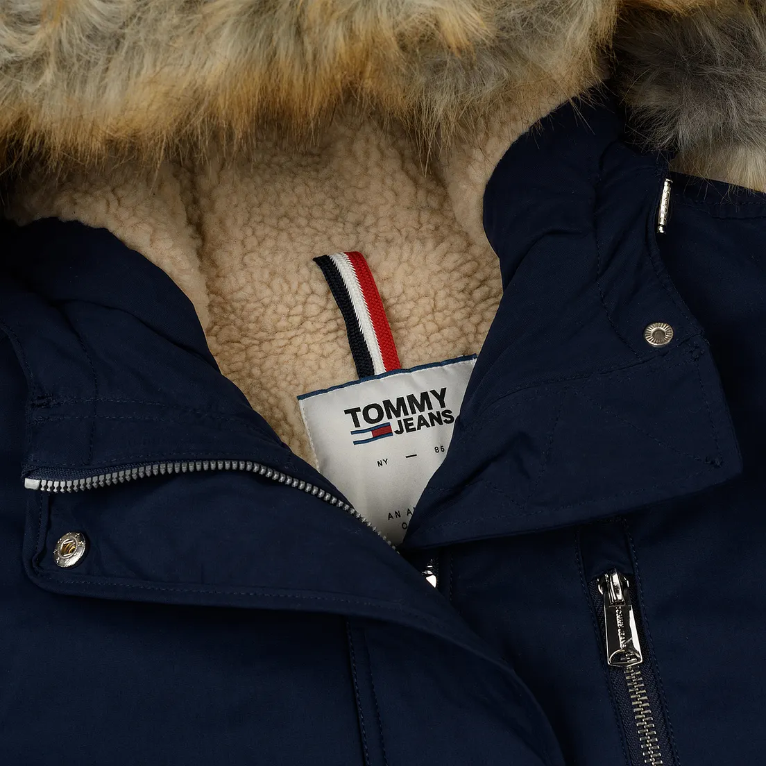 Tommy Jeans Женская куртка парка Hooded Down Sherpa
