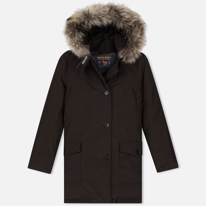 Женская куртка парка Woolrich Arctic DF Wood Brown