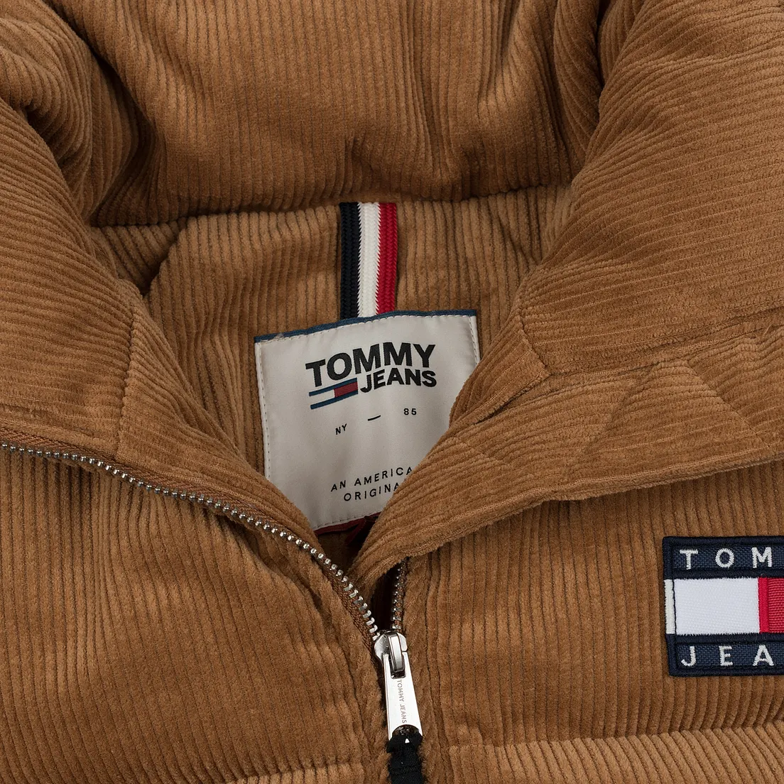 Tommy Jeans Женский пуховик Corduroy Puffer