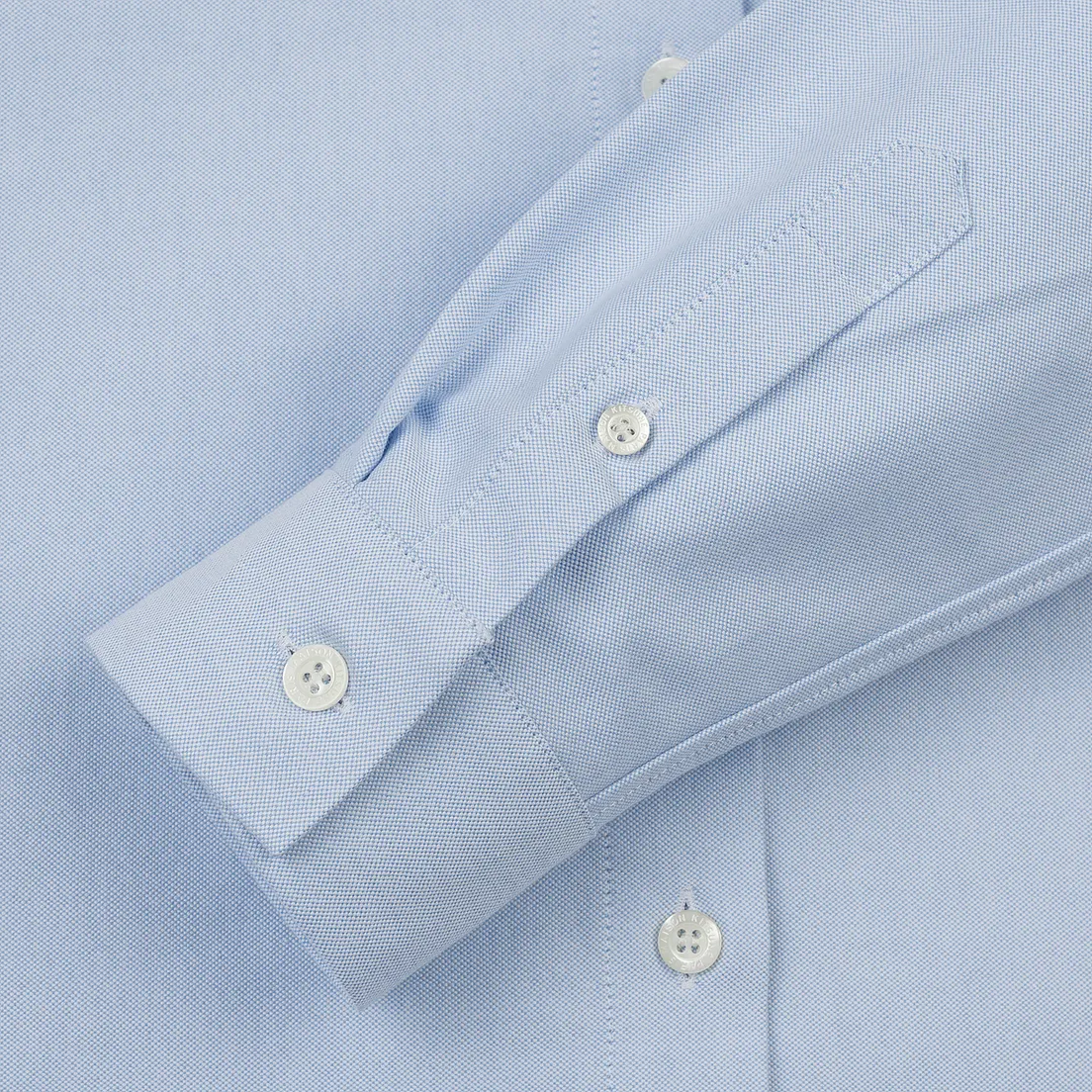 Maison Kitsune Женская рубашка Oxford Tricolor Fox Patch Classic