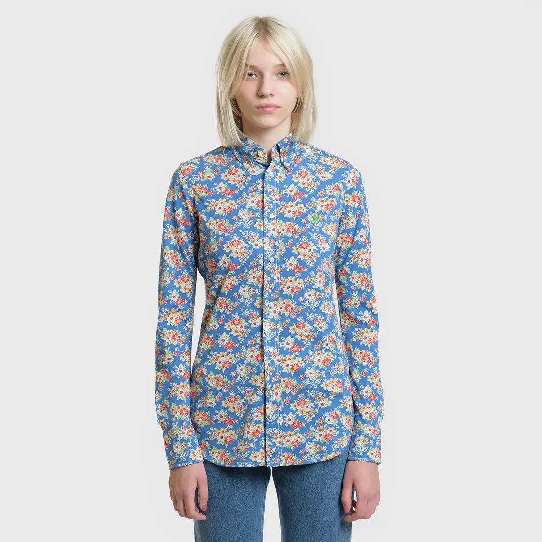 Polo Ralph Lauren Женская рубашка Heidi Printed Oxford