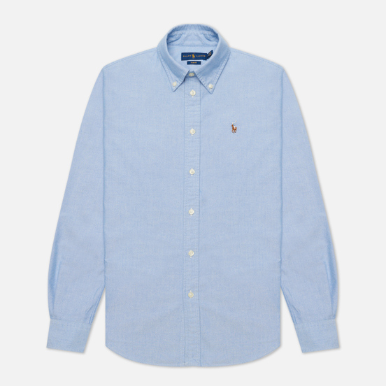 Женская рубашка Polo Ralph Lauren Kendal Washed Oxford Slim Fit Blue