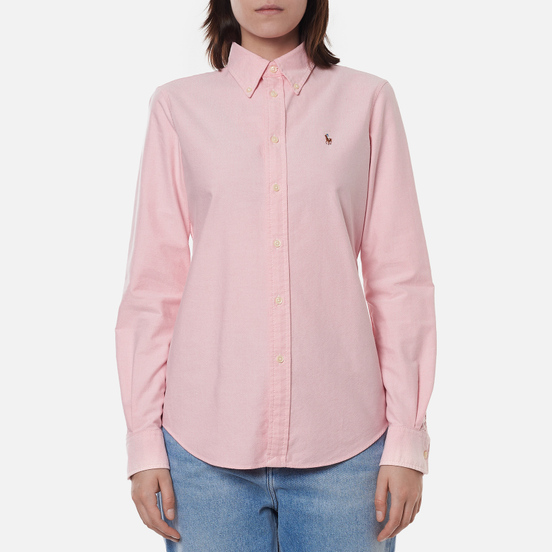 Женская рубашка Polo Ralph Lauren Kendal Washed Oxford Slim Fit Pink