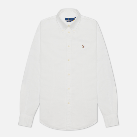Женская рубашка Polo Ralph Lauren Kendal Washed Oxford Slim Fit White