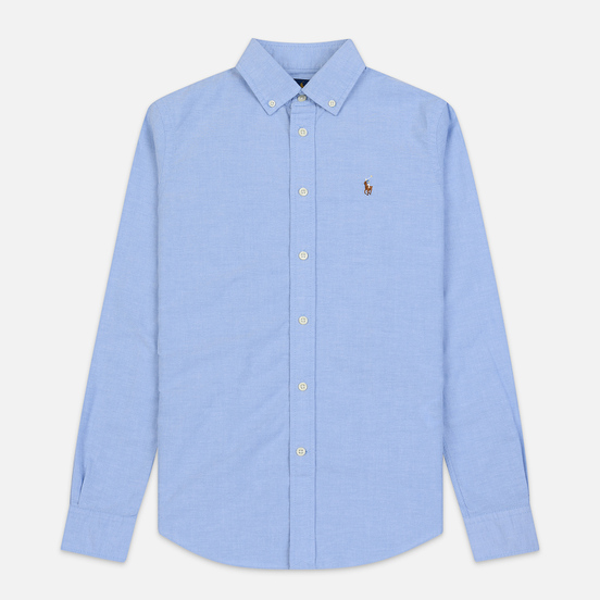 Женская рубашка Polo Ralph Lauren Kendall Oxford Slim Fit Blue Hyacinth