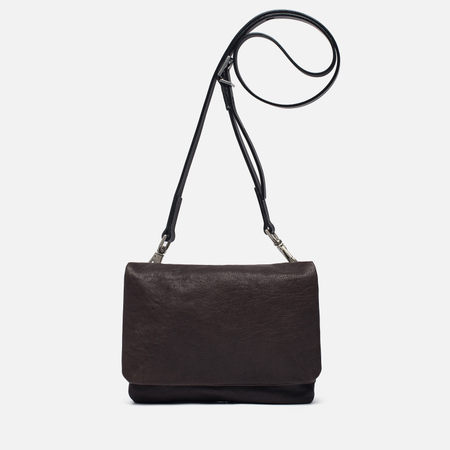 Женская сумка Ally Capellino Plum Leather Mini Crossbody Chocolate Brown
