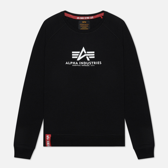 Женская толстовка Alpha Industries New Basic Black