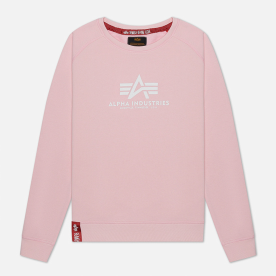 Женская толстовка Alpha Industries New Basic Pastel Pink