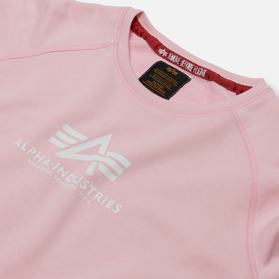 Женская толстовка Alpha Industries New Basic Pastel Pink