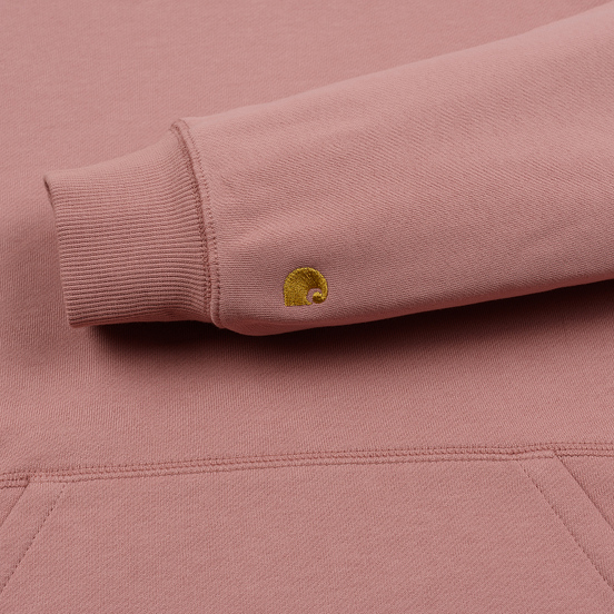 Женская толстовка Carhartt WIP W' Chasy Hooded 9.1 Oz Blush/Gold