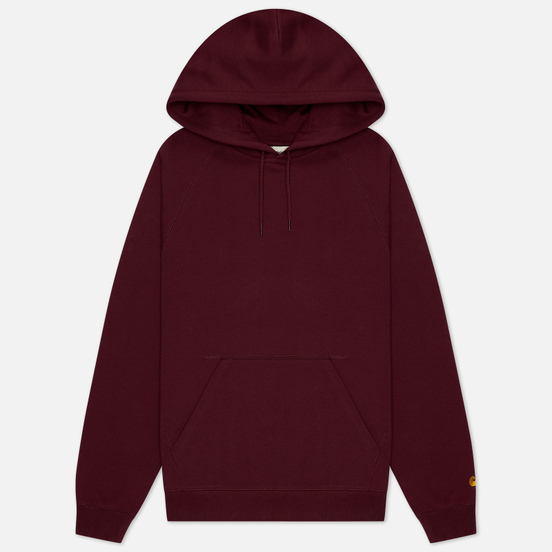 Женская толстовка Carhartt WIP W' Chasy Hooded 9.1 Oz Shiraz/Gold