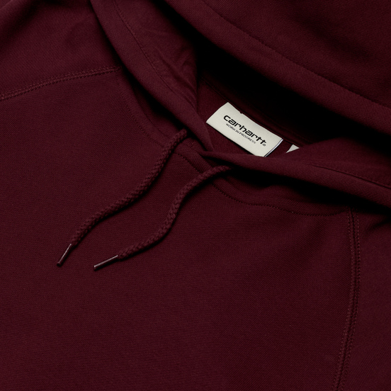 Женская толстовка Carhartt WIP W' Chasy Hooded 9.1 Oz Shiraz/Gold
