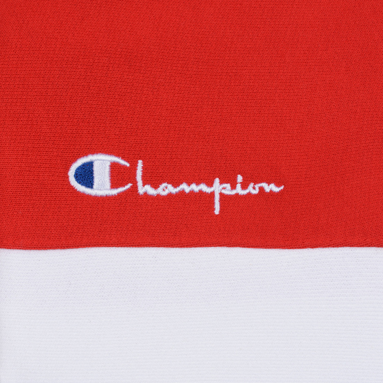 Женская толстовка Champion Reverse Weave Big Script Hooded Racing Red/White/Navy