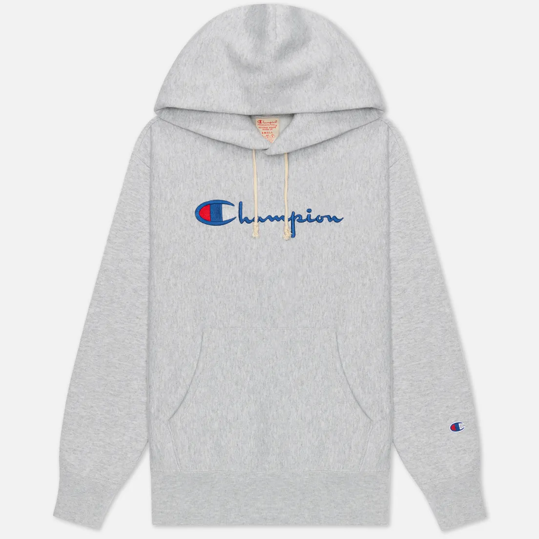Champion Reverse Weave Женская толстовка Big Script & Logo Sleeve Hoodie