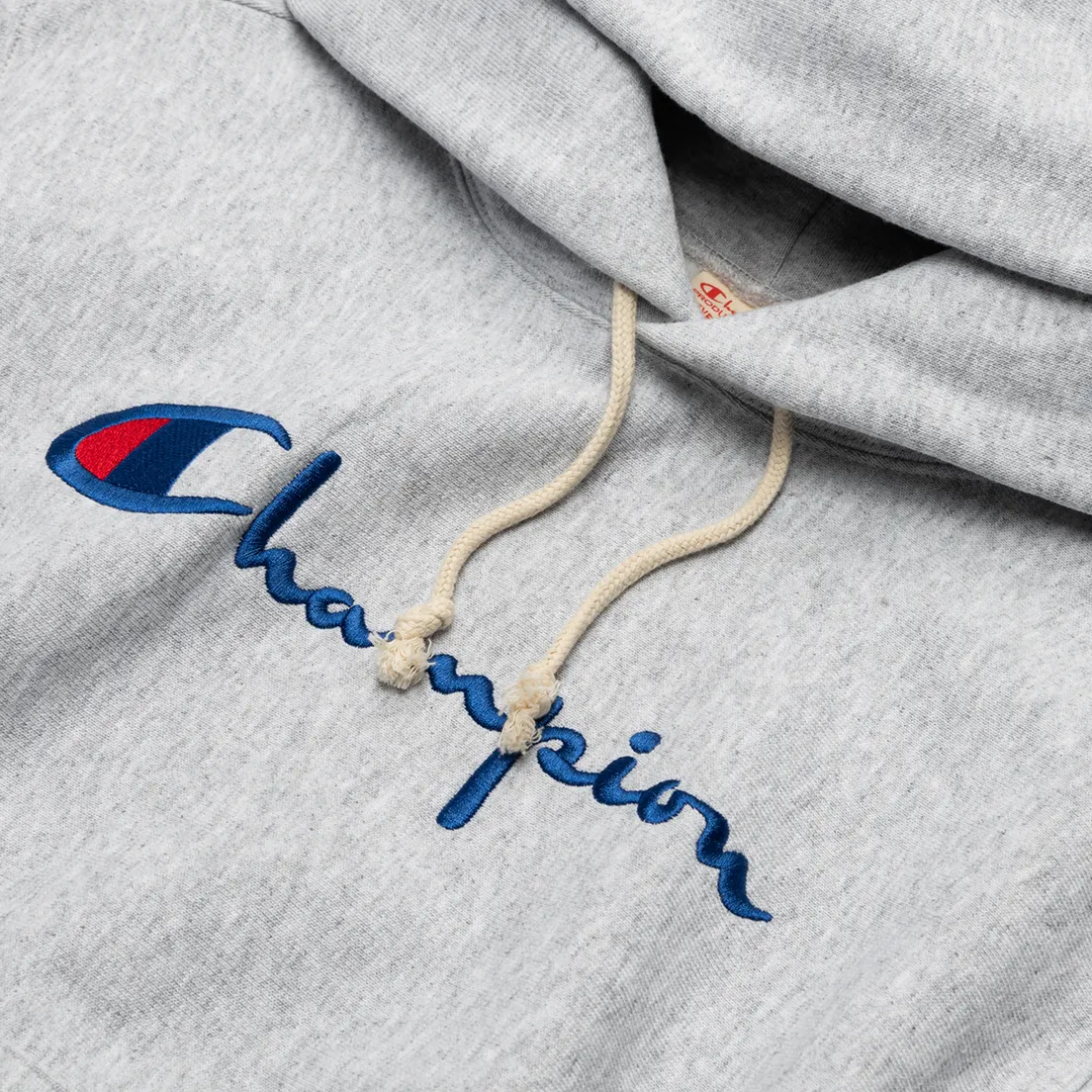 Champion Reverse Weave Женская толстовка Big Script & Logo Sleeve Hoodie