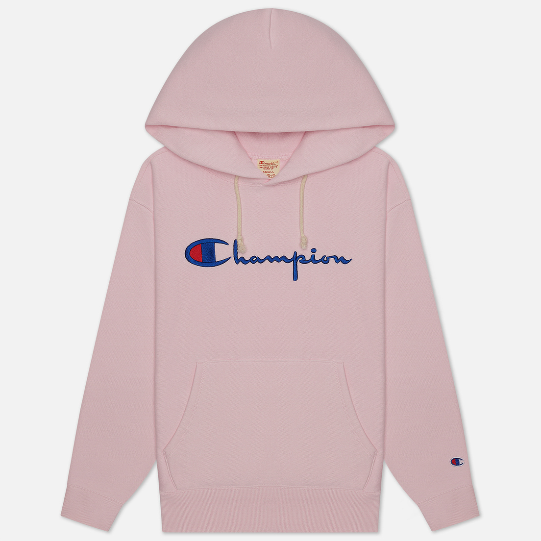 champion hoodie sleeve logo