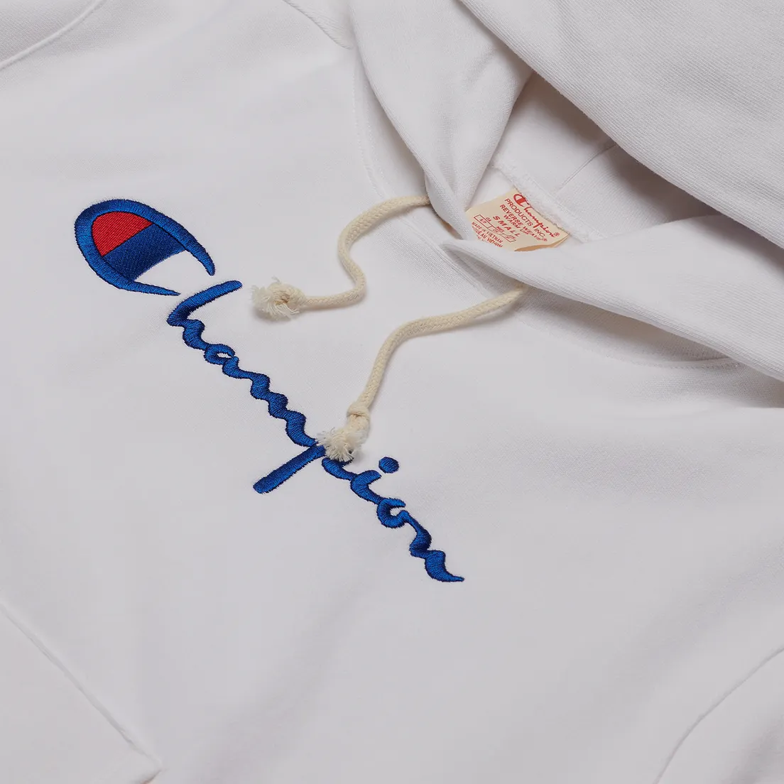 Champion Reverse Weave Женская толстовка Big Script & Logo Sleeve Hoodie