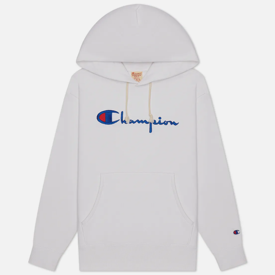 Champion Reverse Weave Женская толстовка Big Script & Logo Sleeve Hoodie