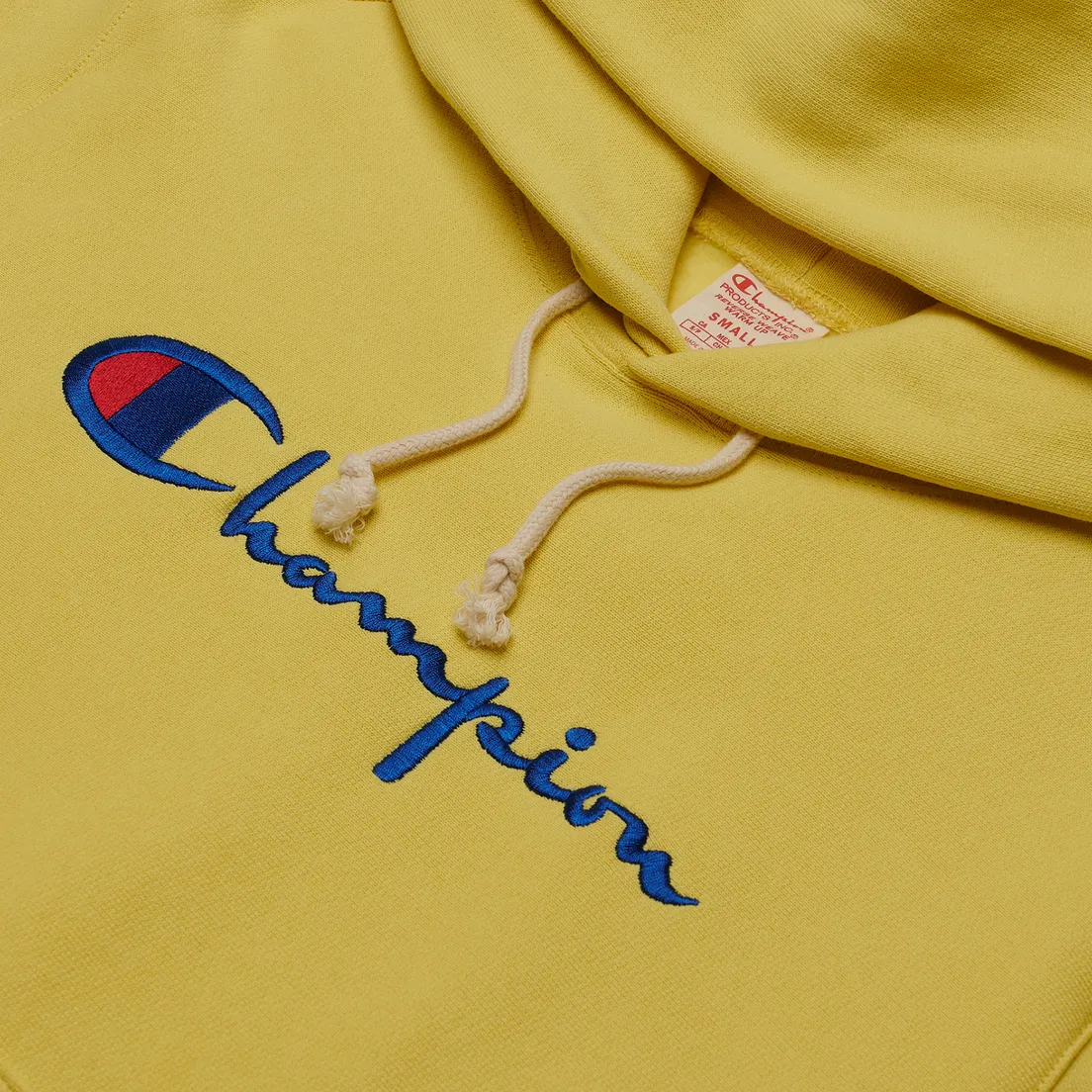 Champion Reverse Weave Женская толстовка Big Script & Logo Sleeve Hoodie