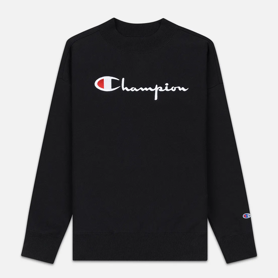 Champion Reverse Weave Женская толстовка Big Script Oversize Crew Neck